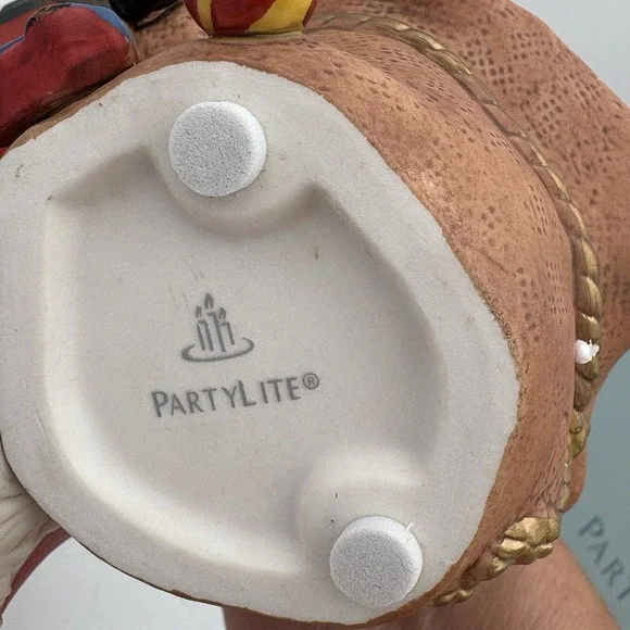 Partylite 7" Santa Checking His List Candle Holder Figurine‎ P9841 Christmas Box - Picture 10 of 10